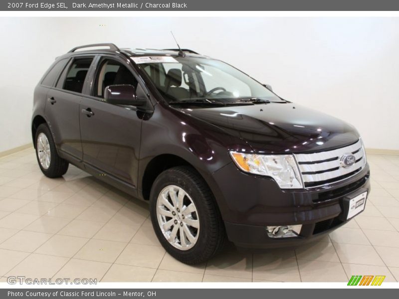 Dark Amethyst Metallic / Charcoal Black 2007 Ford Edge SEL