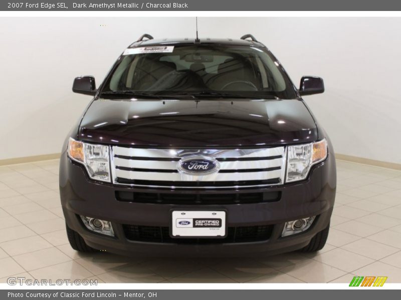 Dark Amethyst Metallic / Charcoal Black 2007 Ford Edge SEL