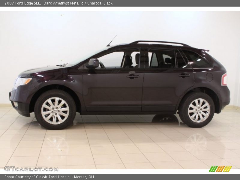 Dark Amethyst Metallic / Charcoal Black 2007 Ford Edge SEL