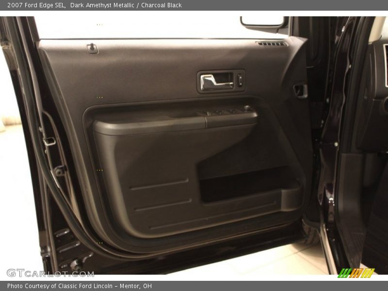 Dark Amethyst Metallic / Charcoal Black 2007 Ford Edge SEL