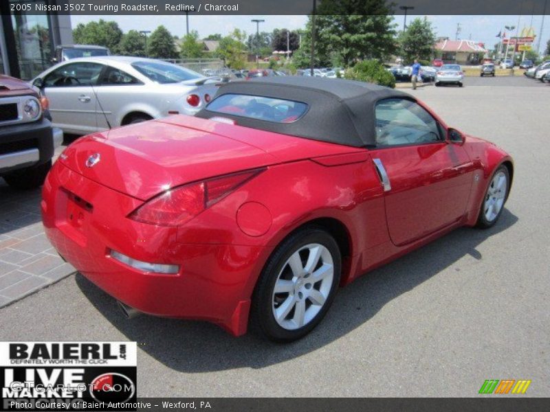 Redline / Charcoal 2005 Nissan 350Z Touring Roadster