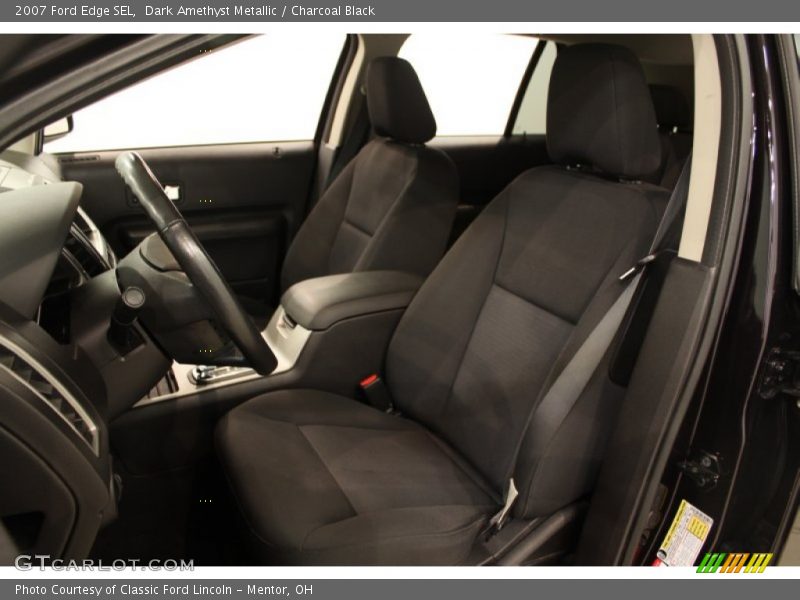 Dark Amethyst Metallic / Charcoal Black 2007 Ford Edge SEL