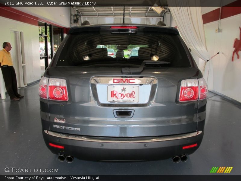 Cyber Gray Metallic / Ebony 2011 GMC Acadia SLE