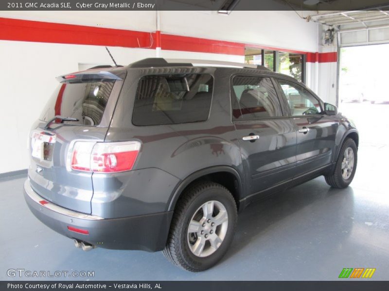 Cyber Gray Metallic / Ebony 2011 GMC Acadia SLE