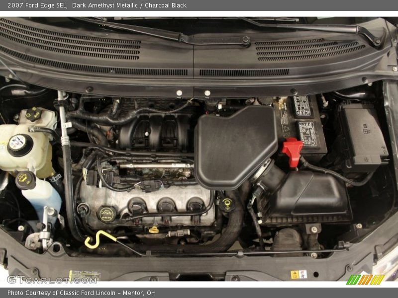 Dark Amethyst Metallic / Charcoal Black 2007 Ford Edge SEL