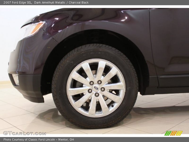 Dark Amethyst Metallic / Charcoal Black 2007 Ford Edge SEL