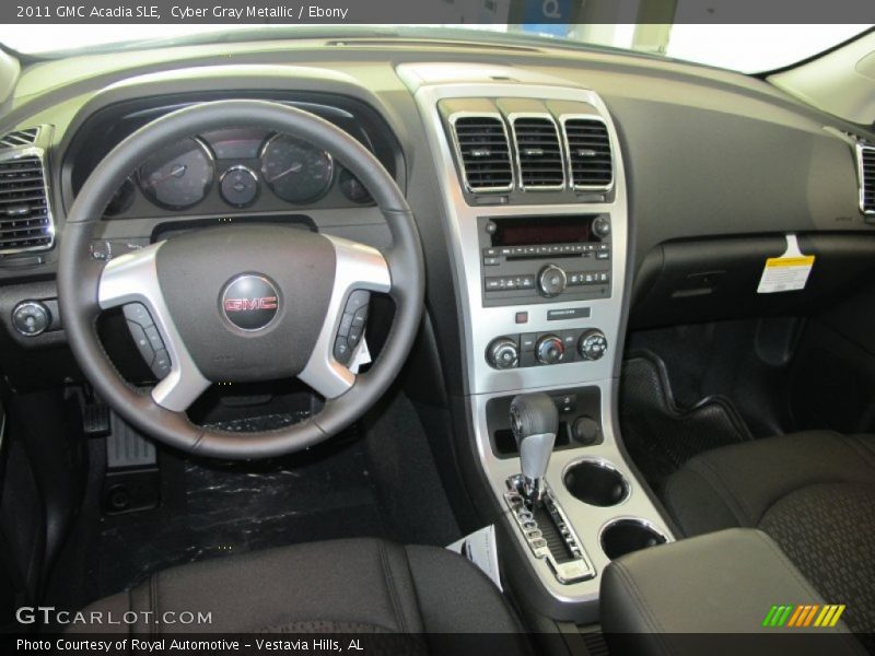 Cyber Gray Metallic / Ebony 2011 GMC Acadia SLE