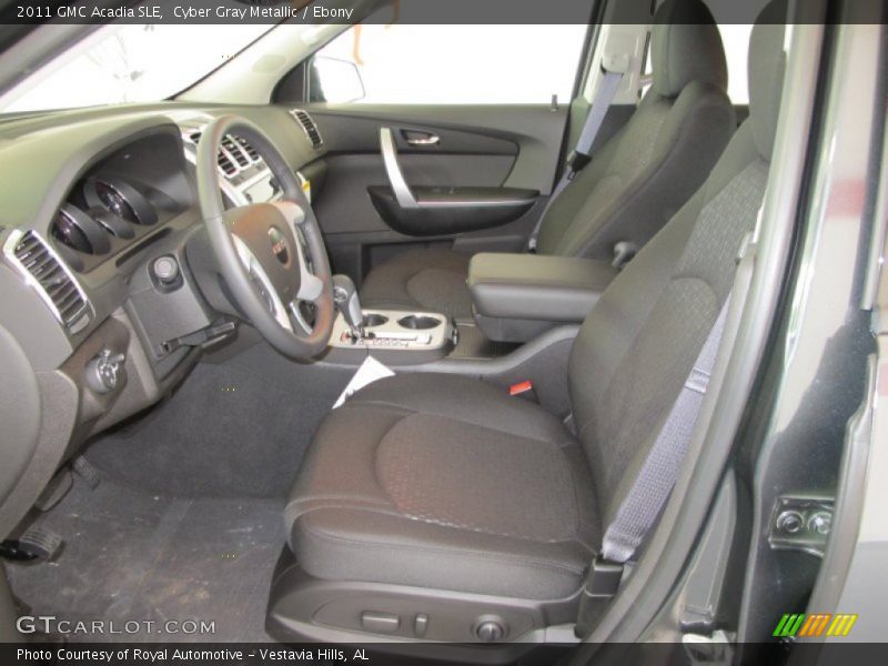 Cyber Gray Metallic / Ebony 2011 GMC Acadia SLE