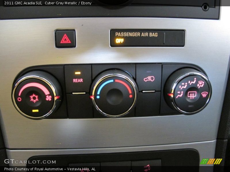 Cyber Gray Metallic / Ebony 2011 GMC Acadia SLE