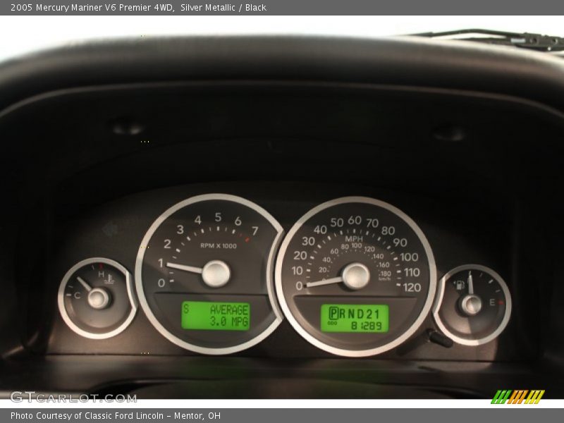 Silver Metallic / Black 2005 Mercury Mariner V6 Premier 4WD