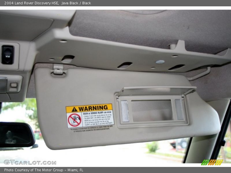 Java Black / Black 2004 Land Rover Discovery HSE
