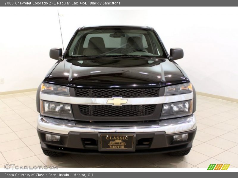Black / Sandstone 2005 Chevrolet Colorado Z71 Regular Cab 4x4