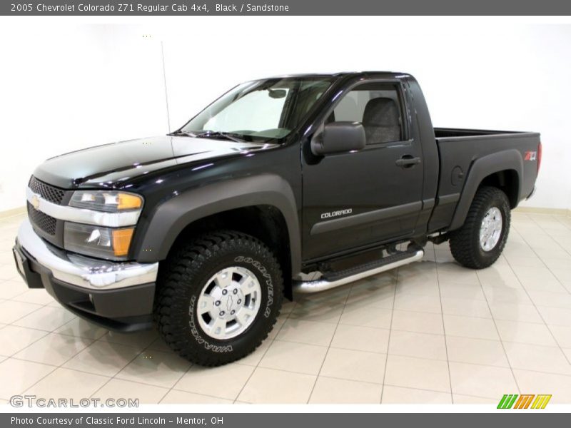 Black / Sandstone 2005 Chevrolet Colorado Z71 Regular Cab 4x4