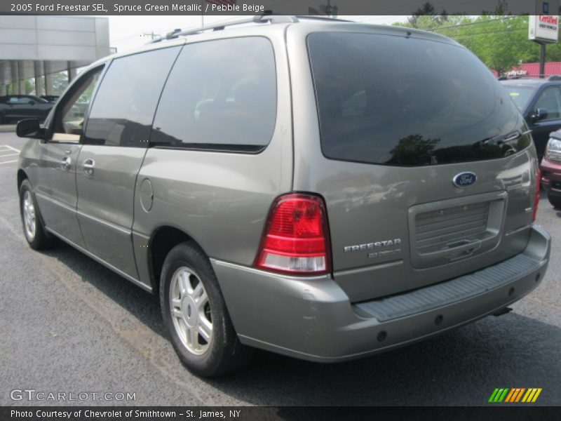 Spruce Green Metallic / Pebble Beige 2005 Ford Freestar SEL