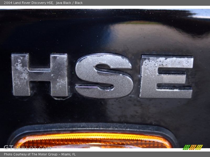 Java Black / Black 2004 Land Rover Discovery HSE
