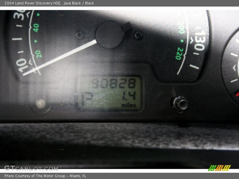 Java Black / Black 2004 Land Rover Discovery HSE