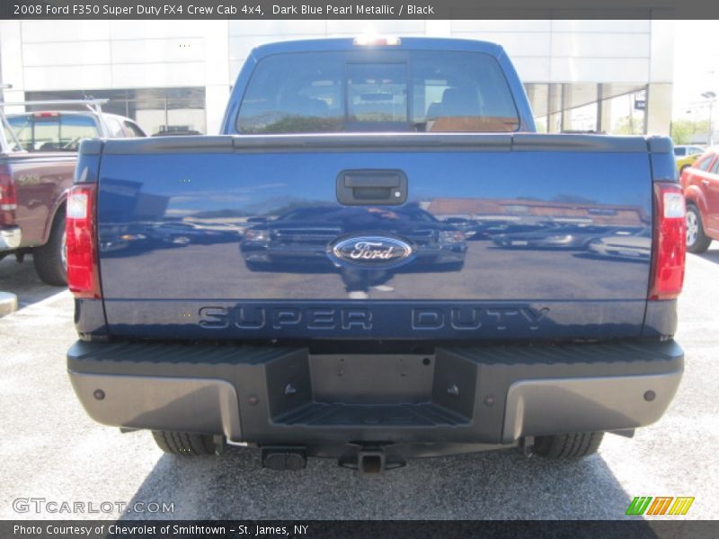 Dark Blue Pearl Metallic / Black 2008 Ford F350 Super Duty FX4 Crew Cab 4x4