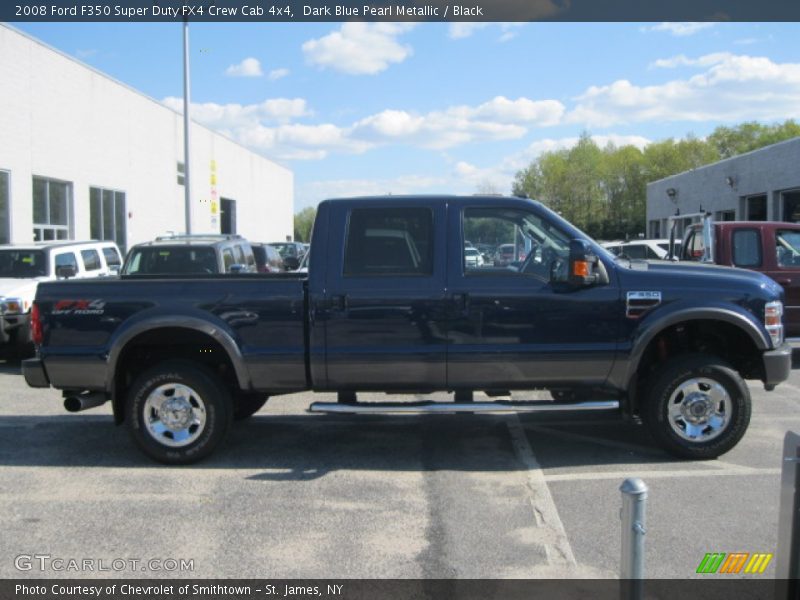 Dark Blue Pearl Metallic / Black 2008 Ford F350 Super Duty FX4 Crew Cab 4x4