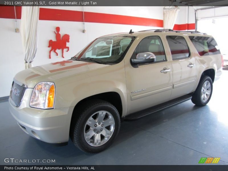 Gold Mist Metallic / Light Tan 2011 GMC Yukon XL SLT