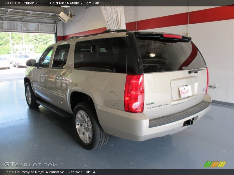 Gold Mist Metallic / Light Tan 2011 GMC Yukon XL SLT