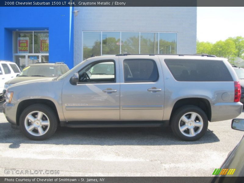 Graystone Metallic / Ebony 2008 Chevrolet Suburban 1500 LT 4x4