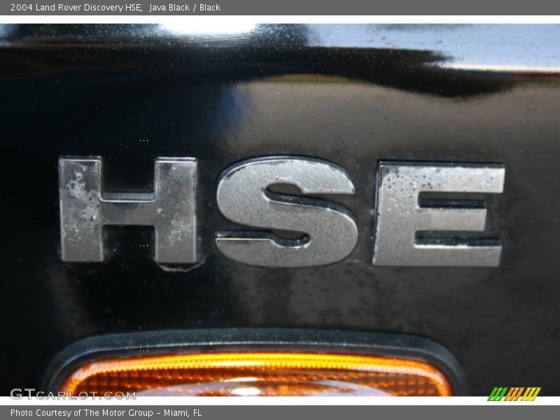 Java Black / Black 2004 Land Rover Discovery HSE