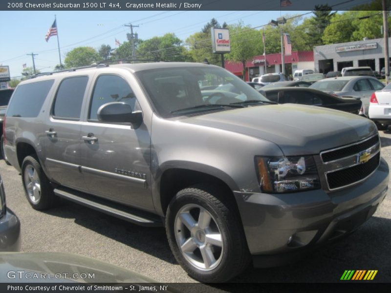 Graystone Metallic / Ebony 2008 Chevrolet Suburban 1500 LT 4x4