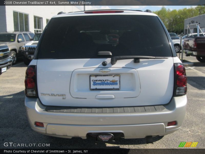 Summit White / Ebony 2008 Chevrolet TrailBlazer LT 4x4