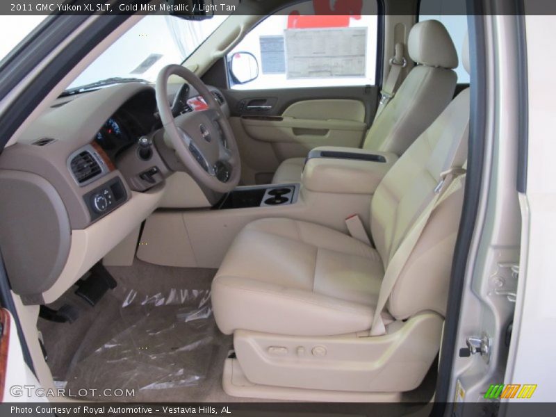 Gold Mist Metallic / Light Tan 2011 GMC Yukon XL SLT