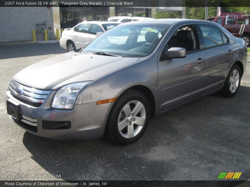 Tungsten Grey Metallic / Charcoal Black 2007 Ford Fusion SE V6 AWD