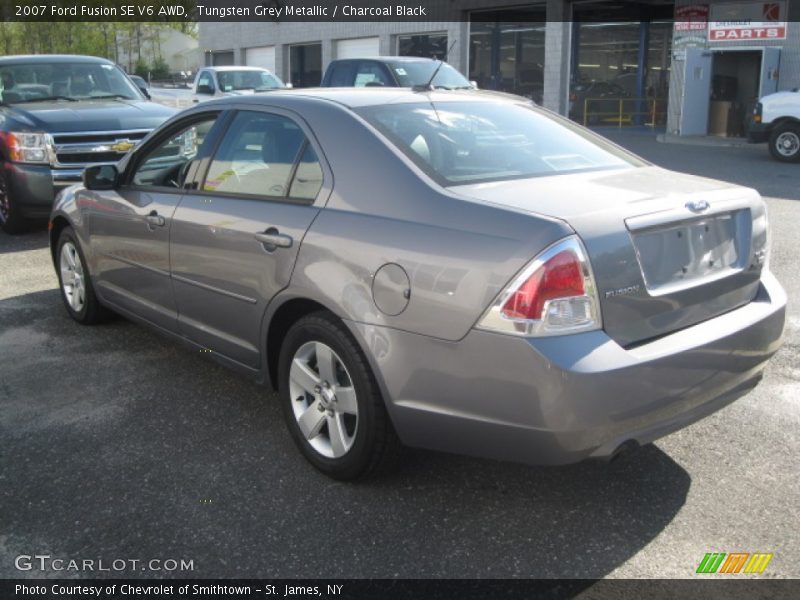 Tungsten Grey Metallic / Charcoal Black 2007 Ford Fusion SE V6 AWD