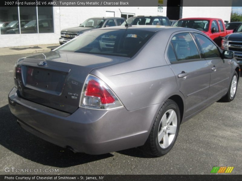 Tungsten Grey Metallic / Charcoal Black 2007 Ford Fusion SE V6 AWD