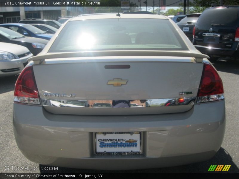Gold Mist Metallic / Neutral 2011 Chevrolet Impala LT