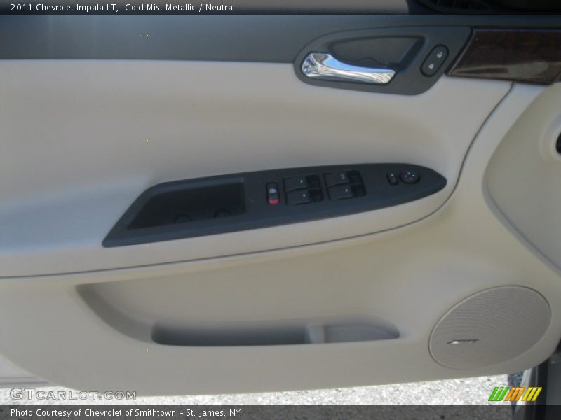 Gold Mist Metallic / Neutral 2011 Chevrolet Impala LT