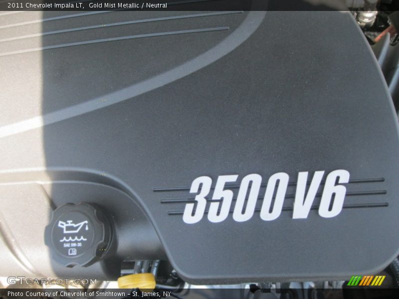 Gold Mist Metallic / Neutral 2011 Chevrolet Impala LT