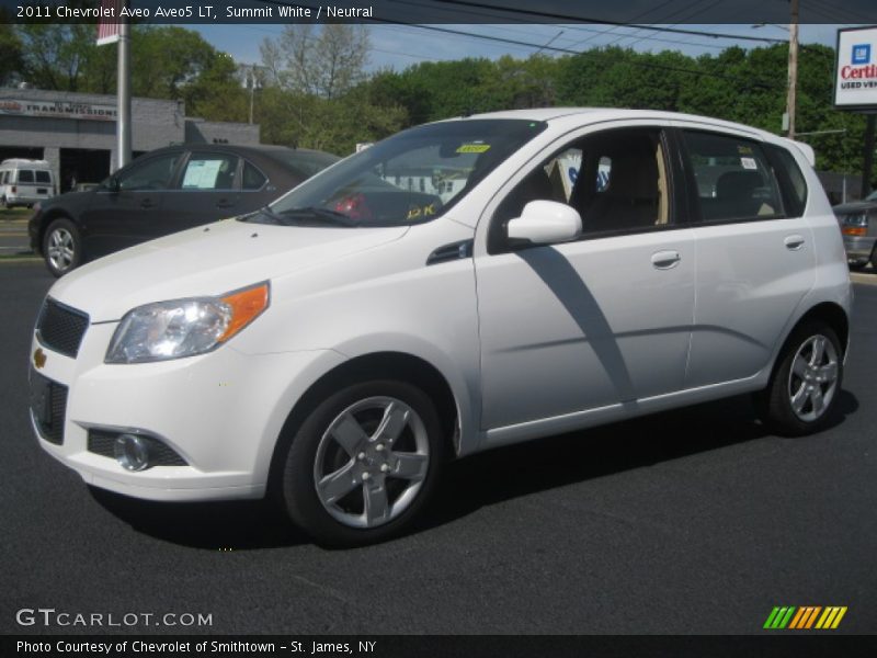 Summit White / Neutral 2011 Chevrolet Aveo Aveo5 LT