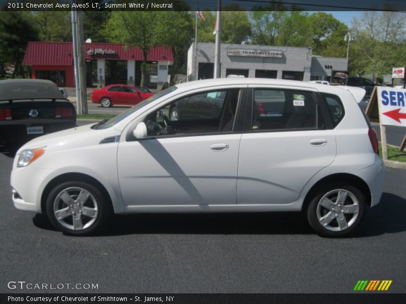 Summit White / Neutral 2011 Chevrolet Aveo Aveo5 LT