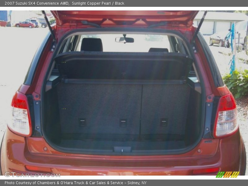 Sunlight Copper Pearl / Black 2007 Suzuki SX4 Convenience AWD