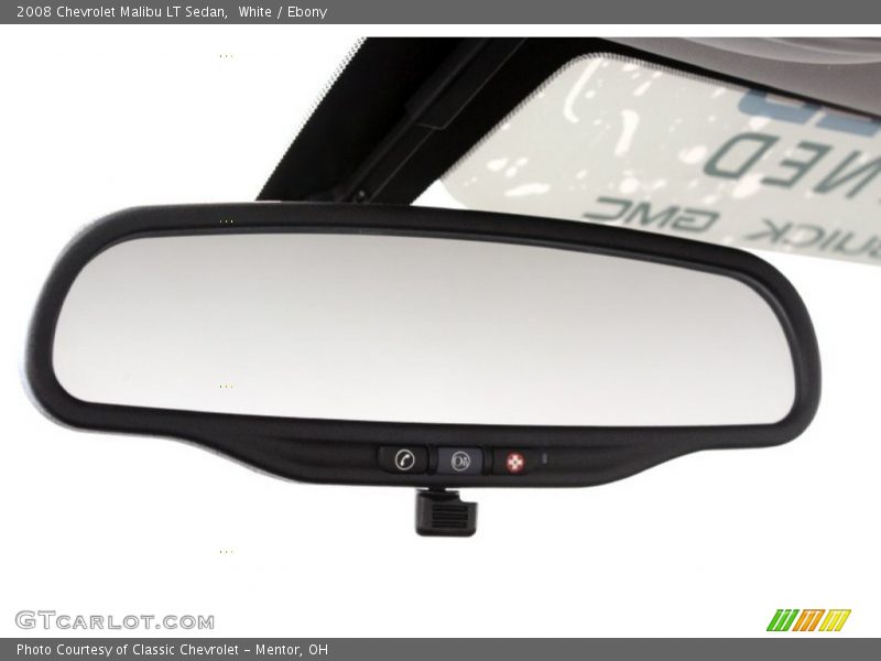 White / Ebony 2008 Chevrolet Malibu LT Sedan