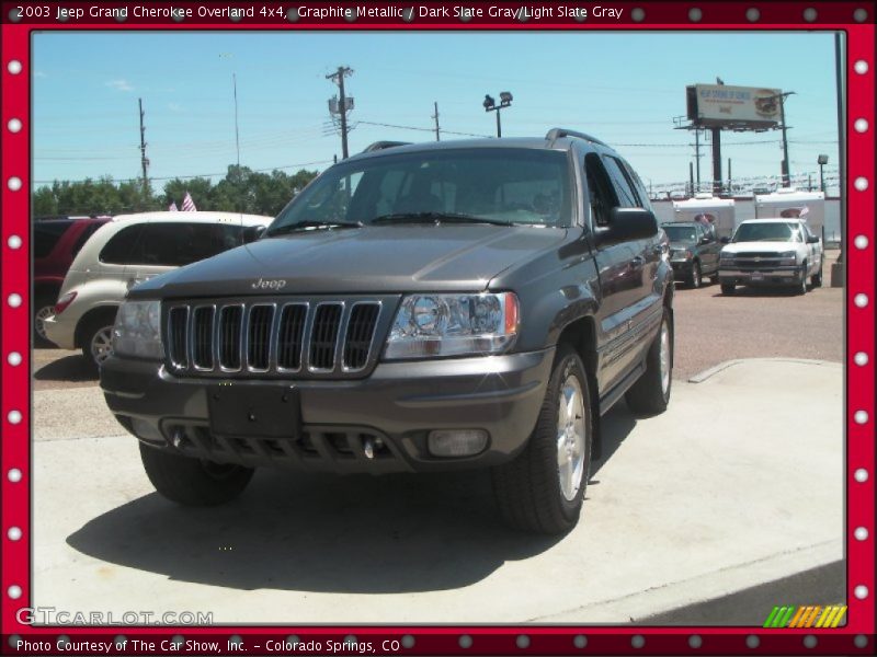Graphite Metallic / Dark Slate Gray/Light Slate Gray 2003 Jeep Grand Cherokee Overland 4x4