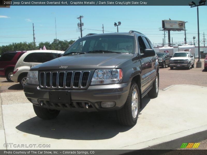 Graphite Metallic / Dark Slate Gray/Light Slate Gray 2003 Jeep Grand Cherokee Overland 4x4