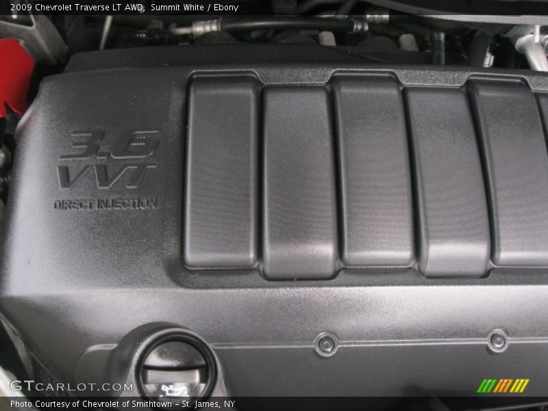 Summit White / Ebony 2009 Chevrolet Traverse LT AWD