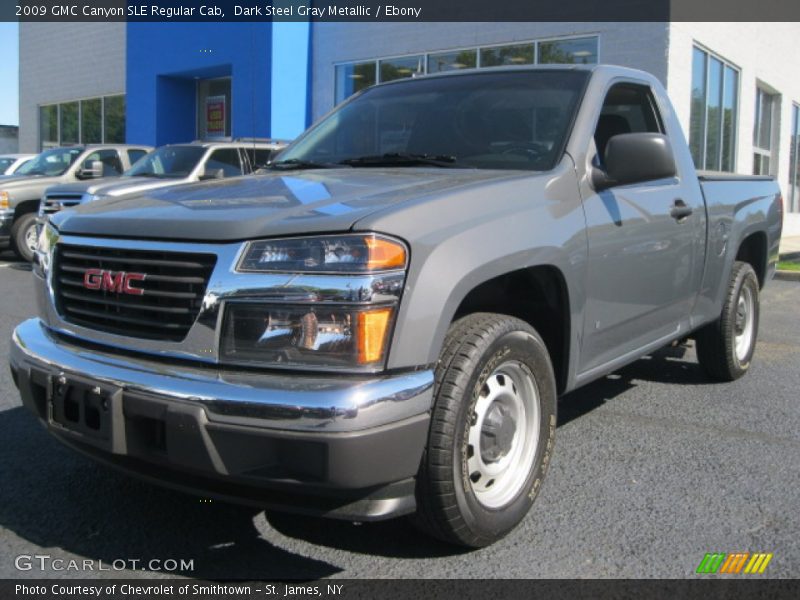 Dark Steel Gray Metallic / Ebony 2009 GMC Canyon SLE Regular Cab