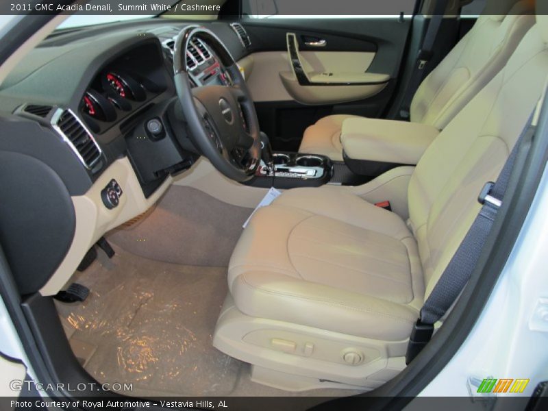 Summit White / Cashmere 2011 GMC Acadia Denali