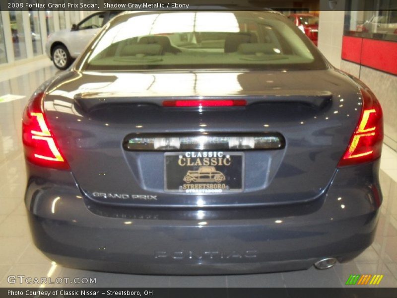 Shadow Gray Metallic / Ebony 2008 Pontiac Grand Prix Sedan