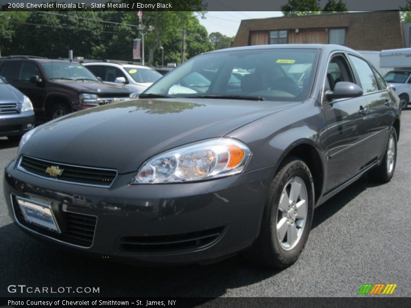Slate Metallic / Ebony Black 2008 Chevrolet Impala LT