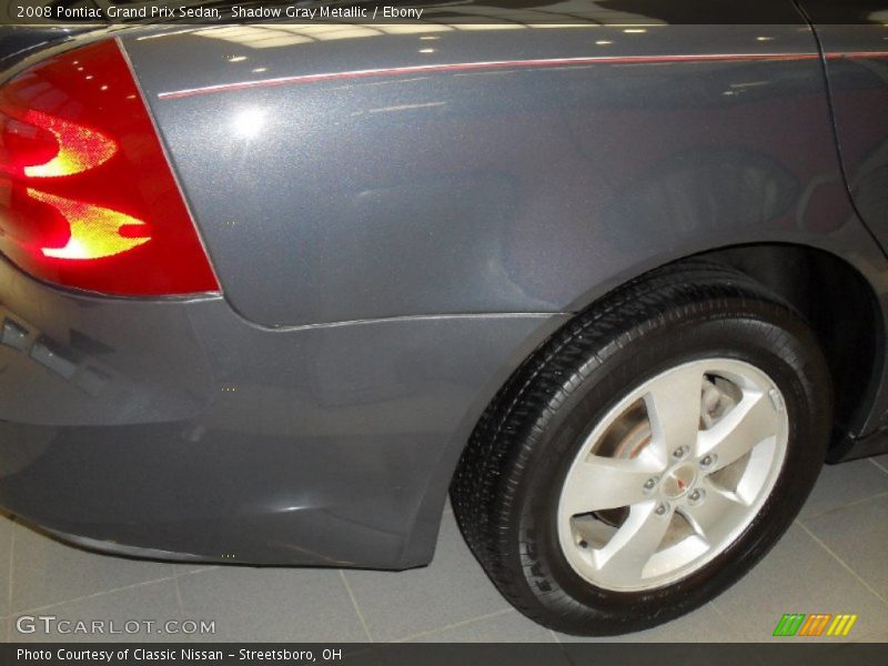 Shadow Gray Metallic / Ebony 2008 Pontiac Grand Prix Sedan