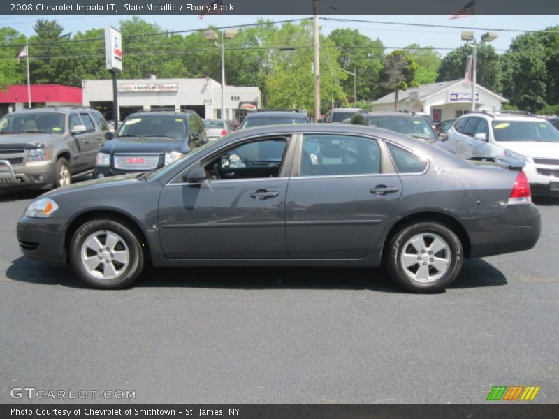 Slate Metallic / Ebony Black 2008 Chevrolet Impala LT