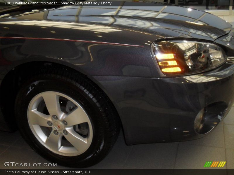 Shadow Gray Metallic / Ebony 2008 Pontiac Grand Prix Sedan