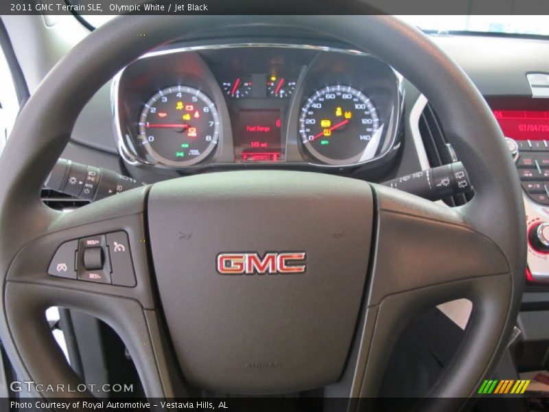 Olympic White / Jet Black 2011 GMC Terrain SLE